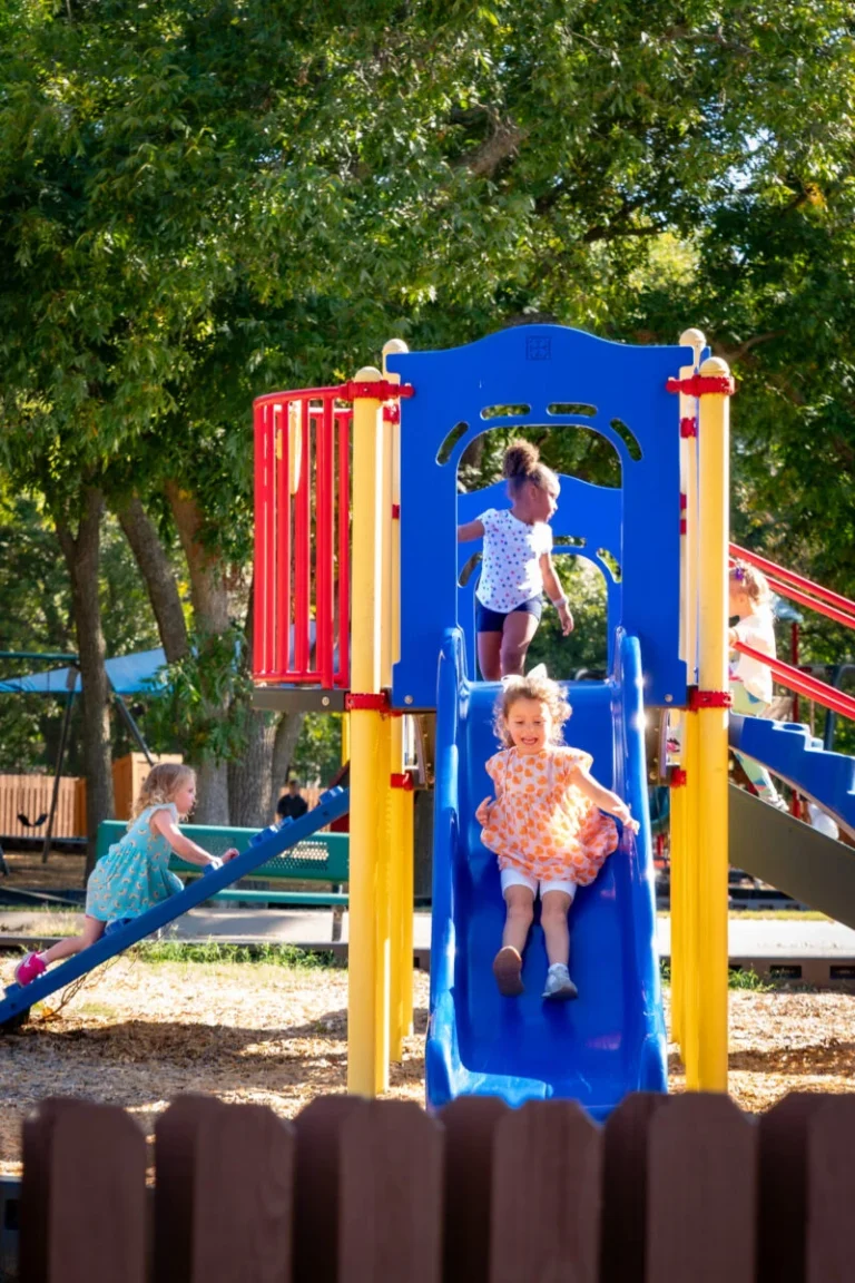 Kids playing on Playground