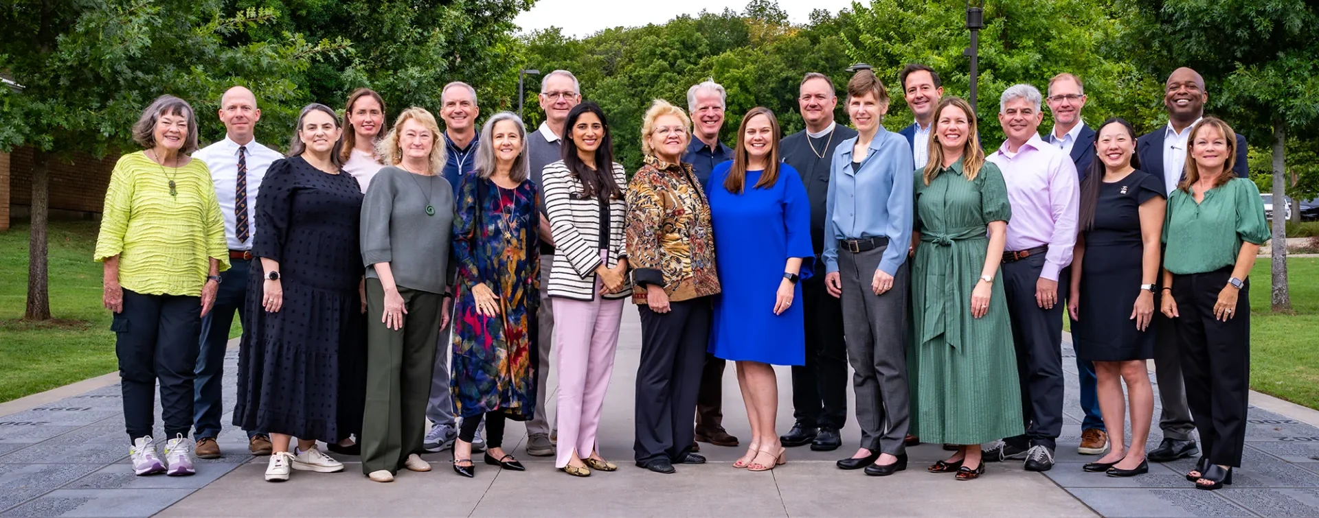 Group picture of the Holland Hall Episcopal private school Board of Trustees