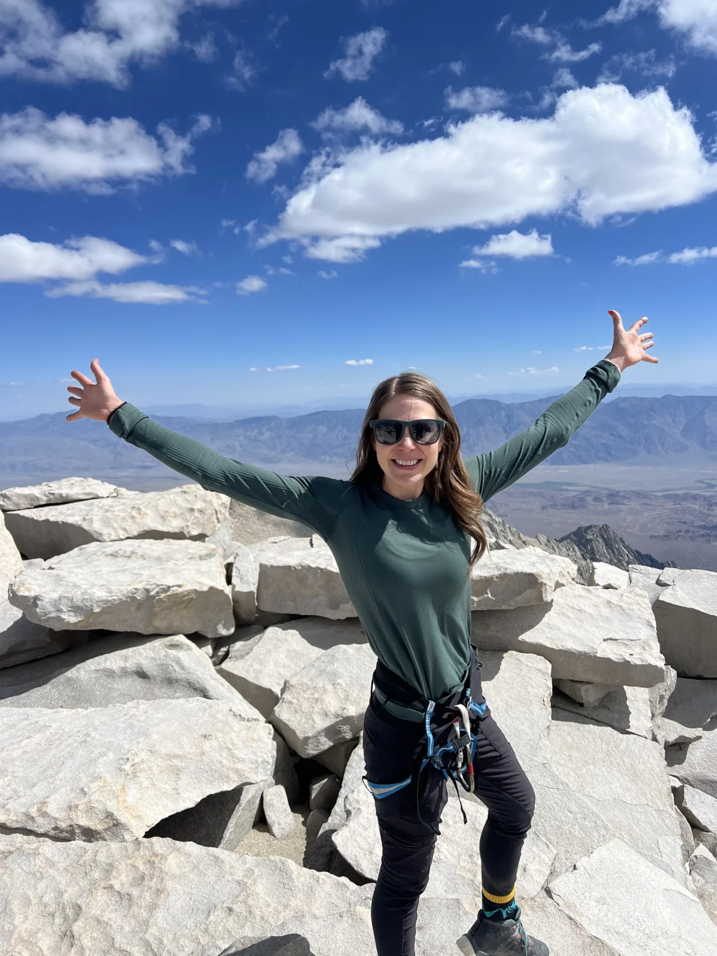 Holland Hall counselor stands atop Mt. Whitney