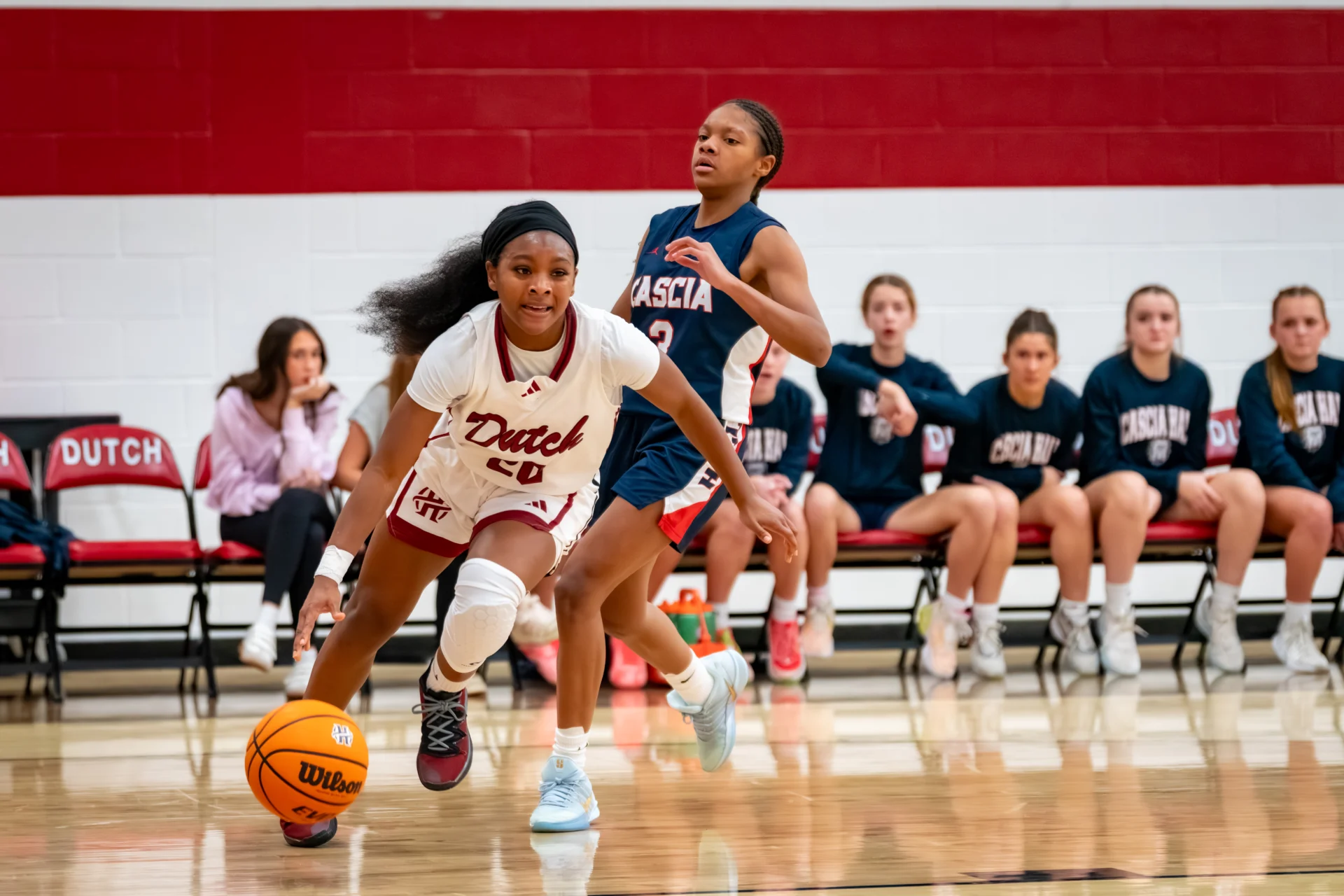 Upper School- Basketball Girls v Cascia Hall-87