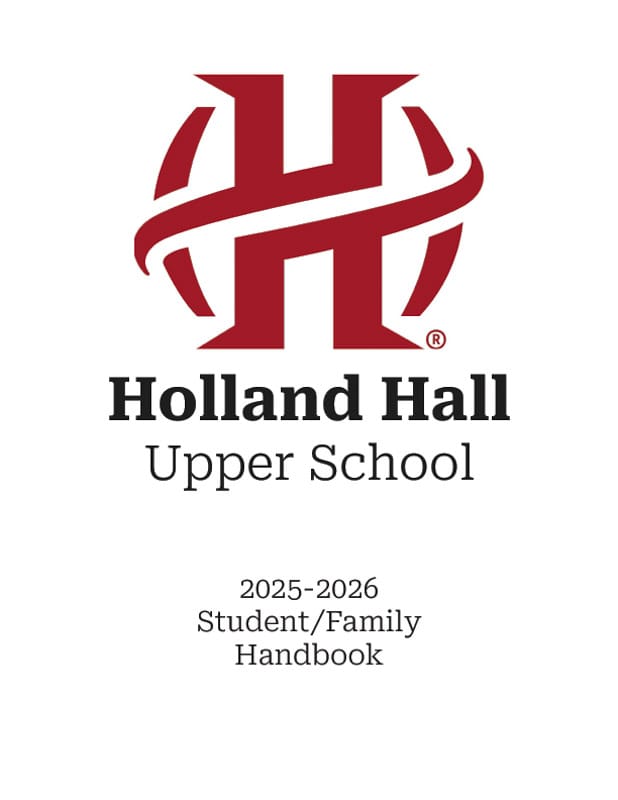 Preview image of the document: Holland Hall Upper School Handbook