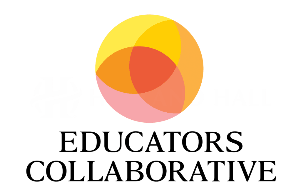 Educators Collaborative logo consist of three concentric circle overlapping each other.